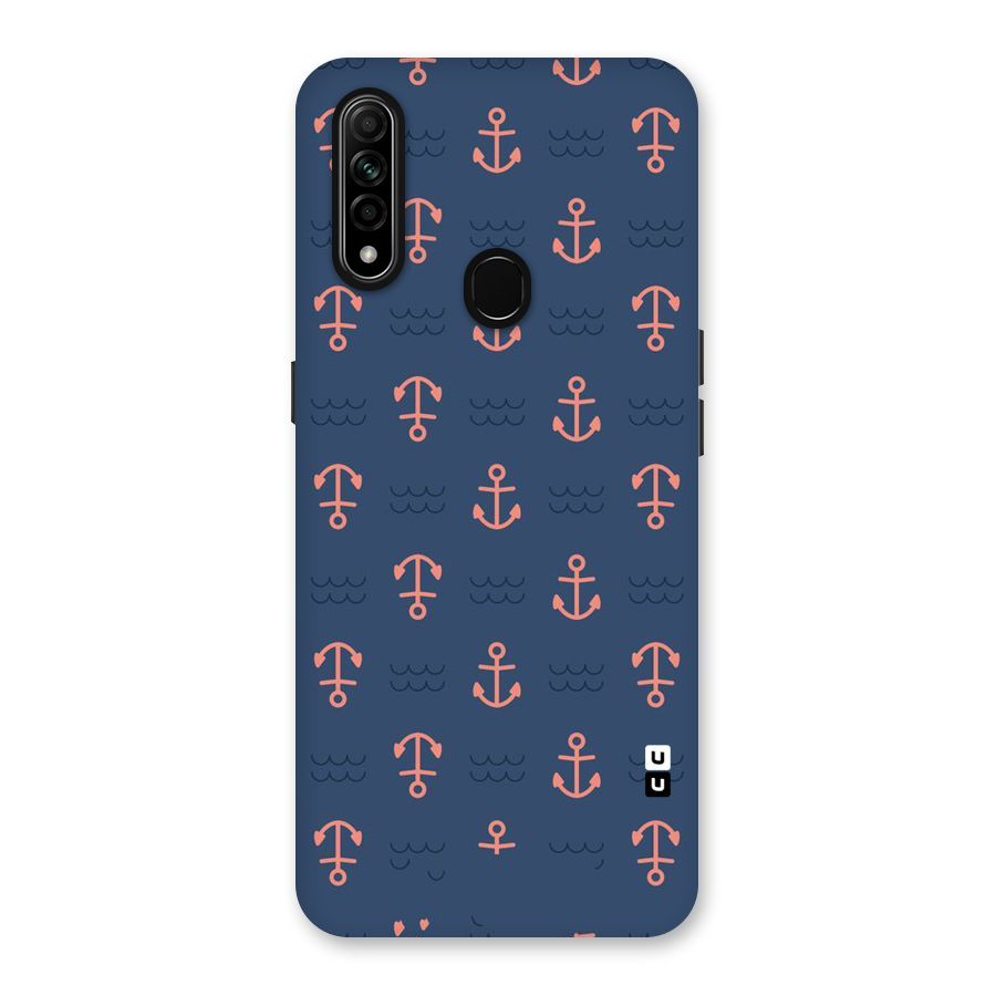 Anchor Sea Blue Back Case for Oppo A31