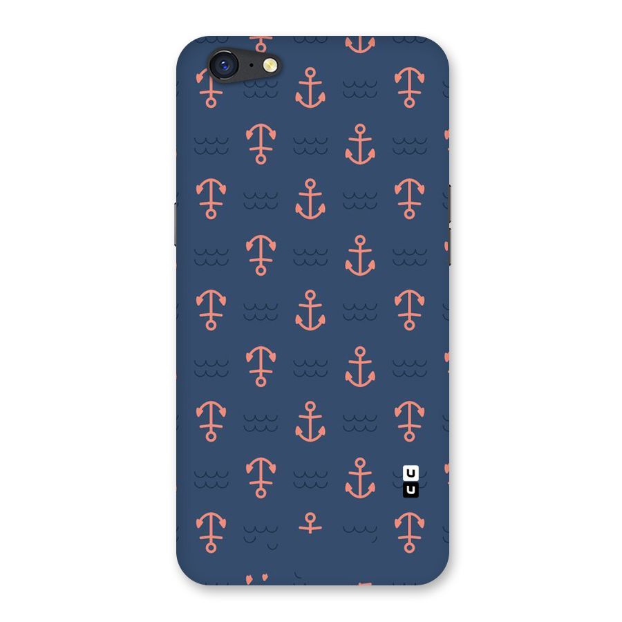 Anchor Sea Blue Back Case for Oppo A71