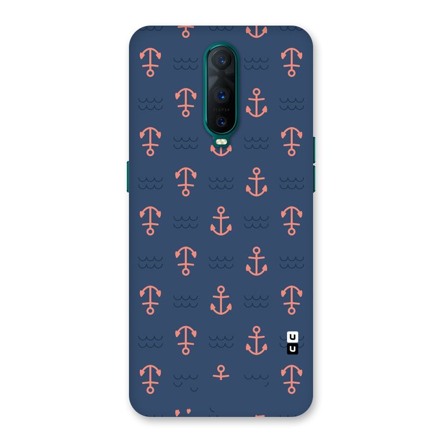 Anchor Sea Blue Back Case for Oppo R17 Pro
