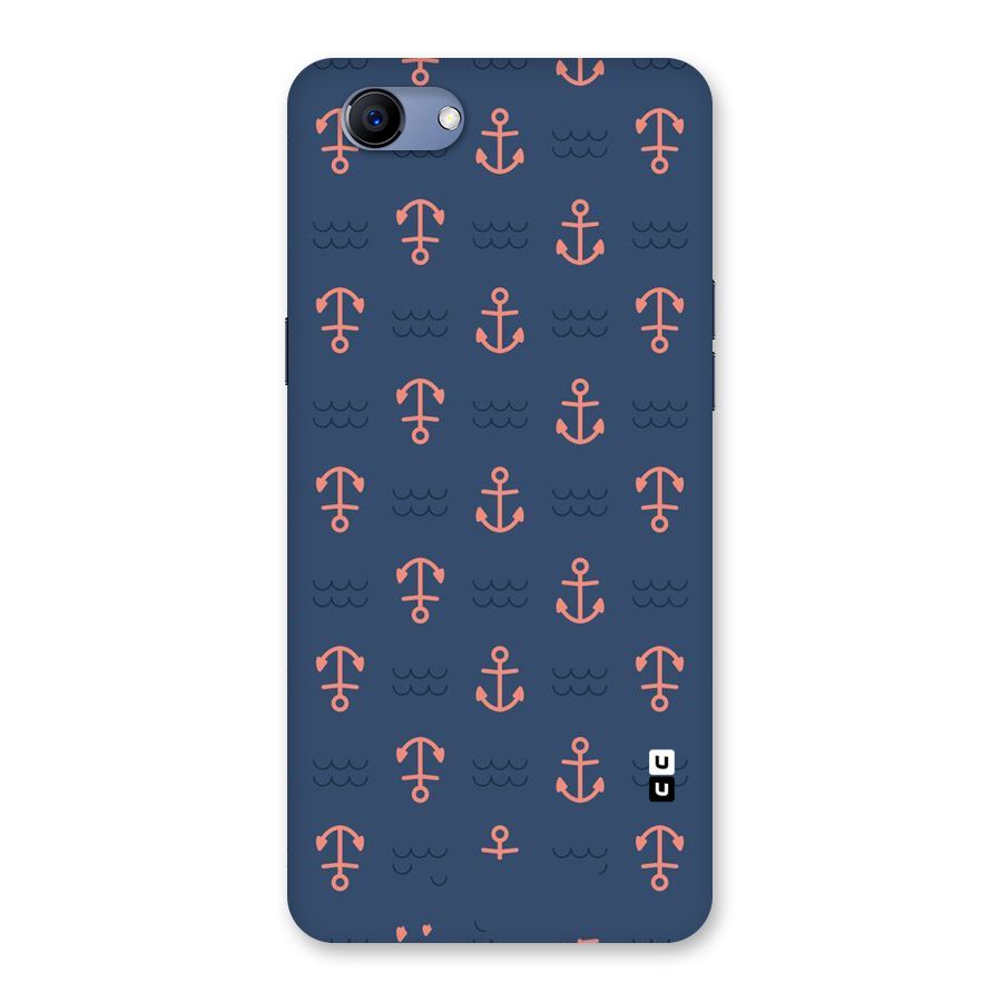 Anchor Sea Blue Back Case for Oppo Realme 1