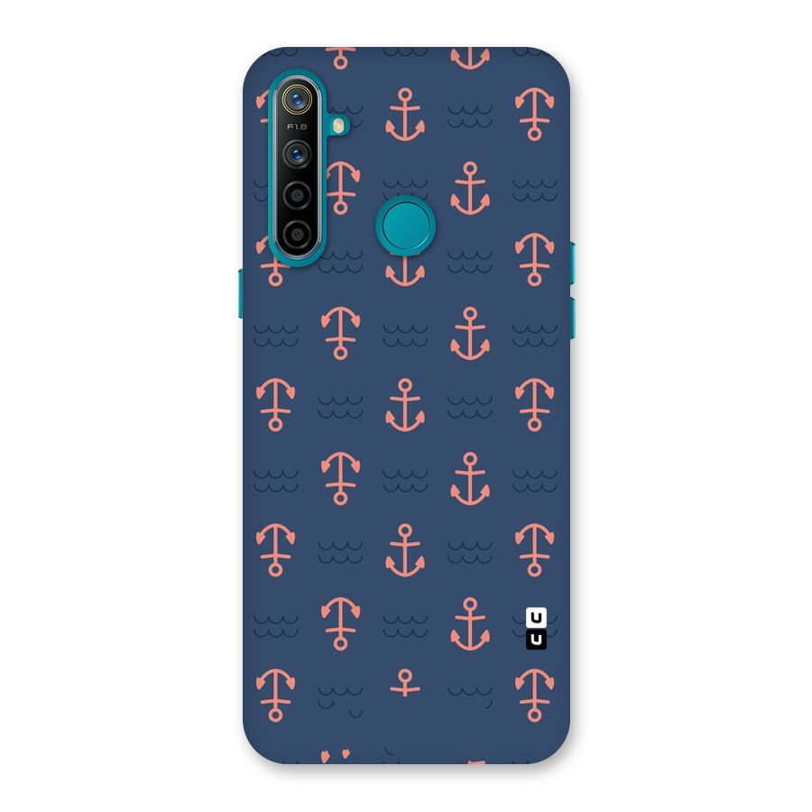 Anchor Sea Blue Back Case for Realme 5i