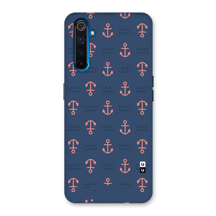 Anchor Sea Blue Back Case for Realme 6 Pro