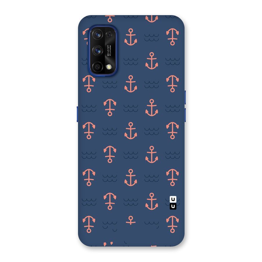 Anchor Sea Blue Back Case for Realme 7 Pro