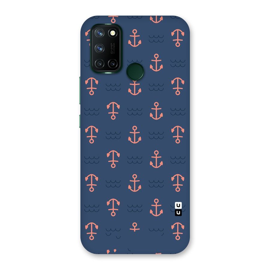 Anchor Sea Blue Back Case for Realme 7i