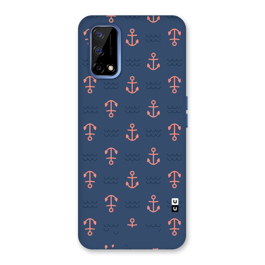 Anchor Sea Blue Back Case for Realme Narzo 30 Pro