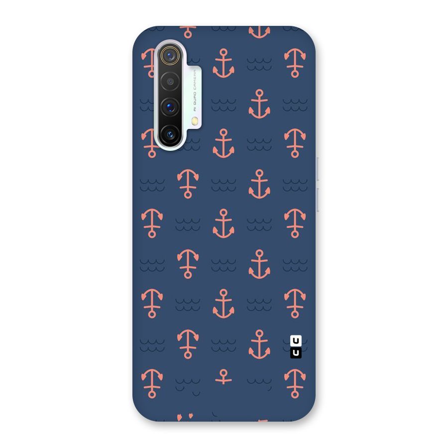 Anchor Sea Blue Back Case for Realme X3 SuperZoom