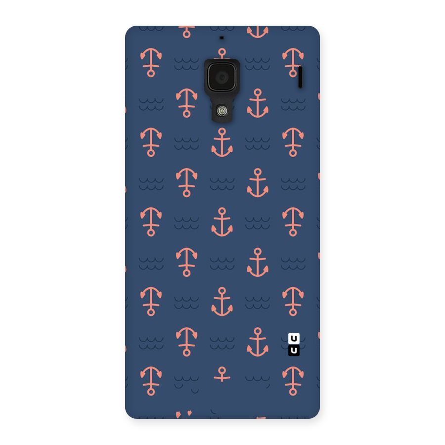 Anchor Sea Blue Back Case for Redmi 1S