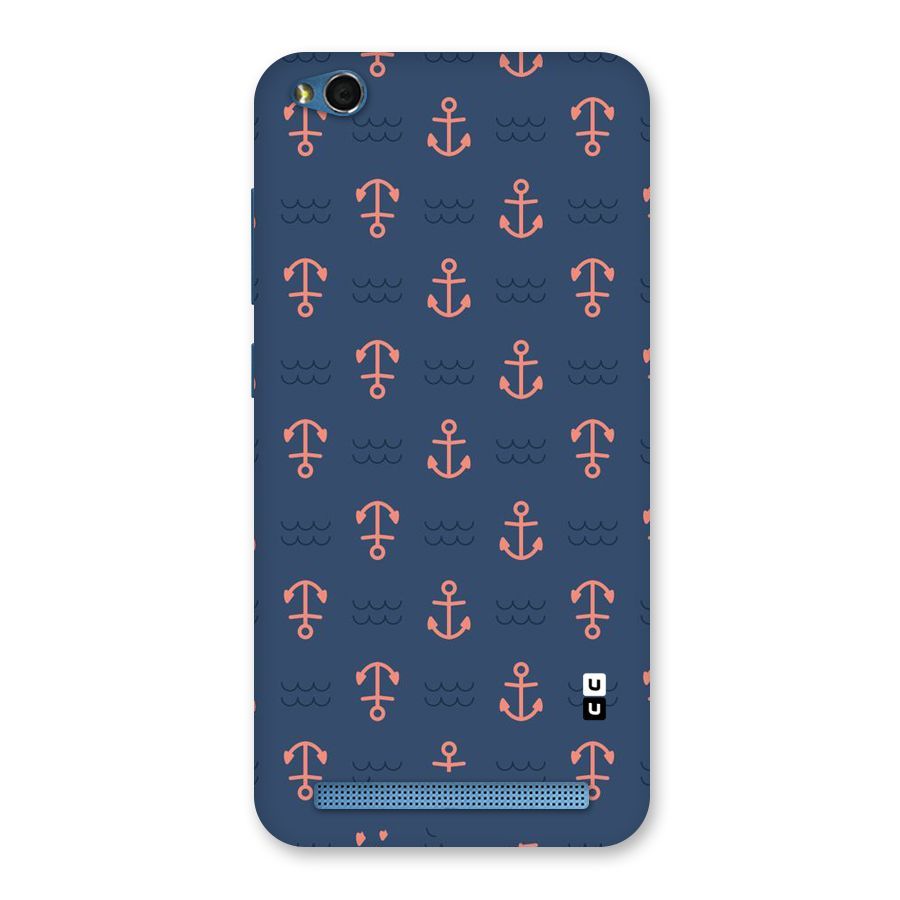 Anchor Sea Blue Back Case for Redmi 5A