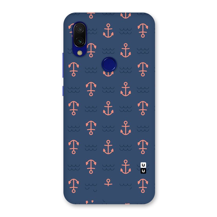 Anchor Sea Blue Back Case for Redmi 7