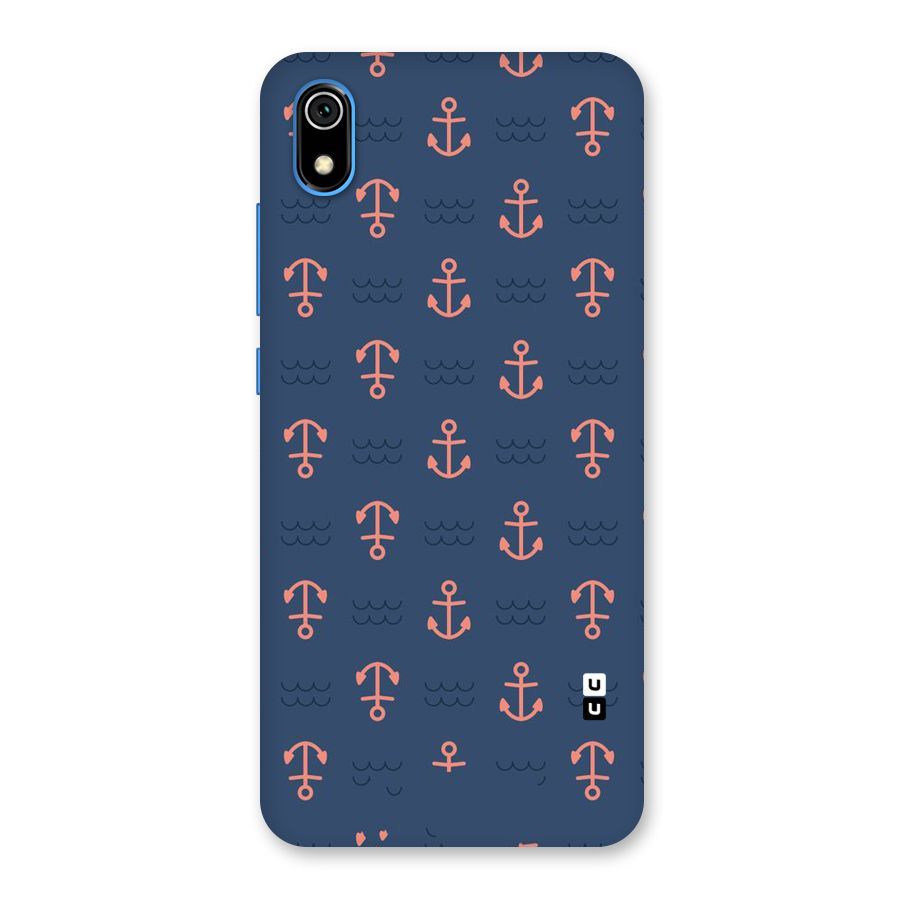 Anchor Sea Blue Back Case for Redmi 7A