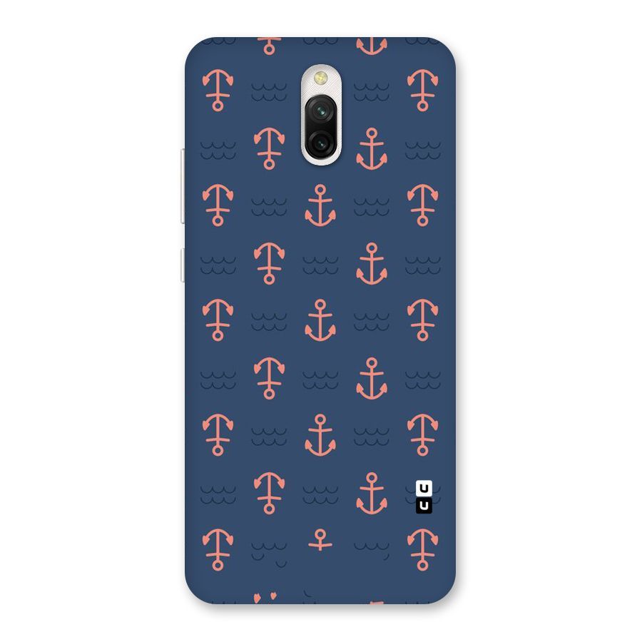 Anchor Sea Blue Back Case for Redmi 8A Dual