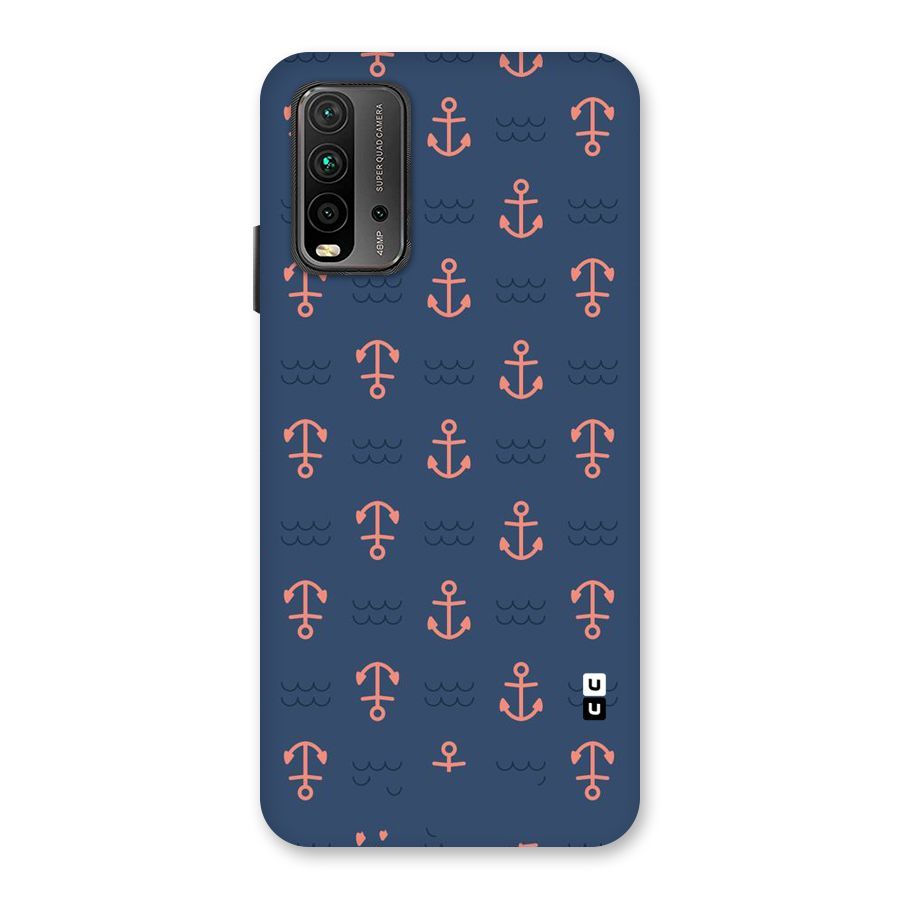 Anchor Sea Blue Back Case for Redmi 9 Power