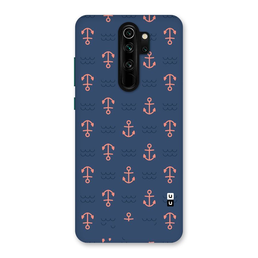 Anchor Sea Blue Back Case for Redmi Note 8 Pro