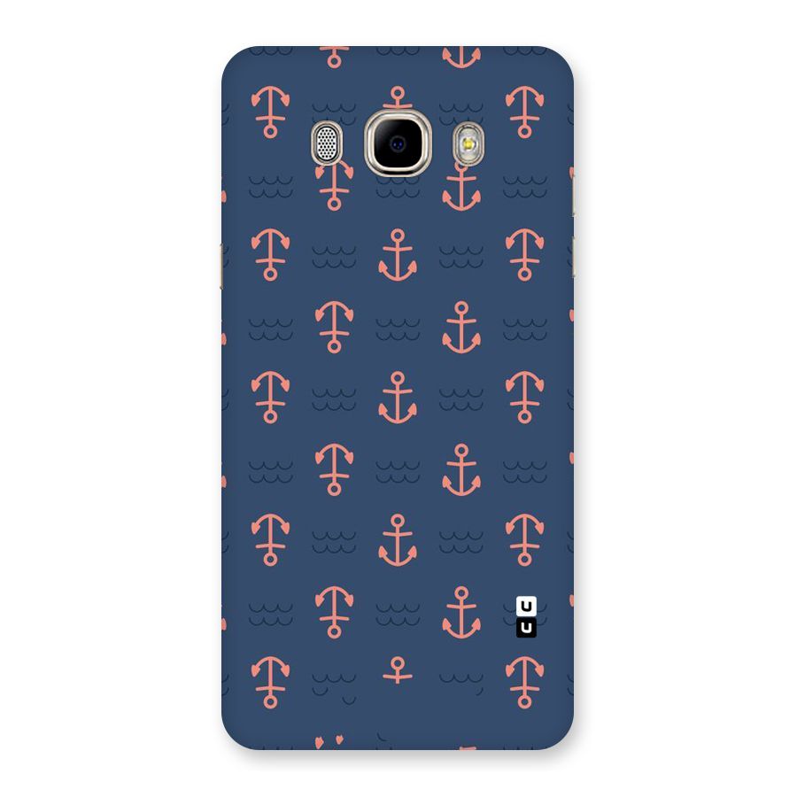 Anchor Sea Blue Back Case for Samsung Galaxy J7 2016