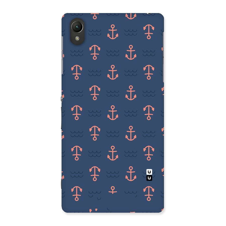 Anchor Sea Blue Back Case for Sony Xperia Z2