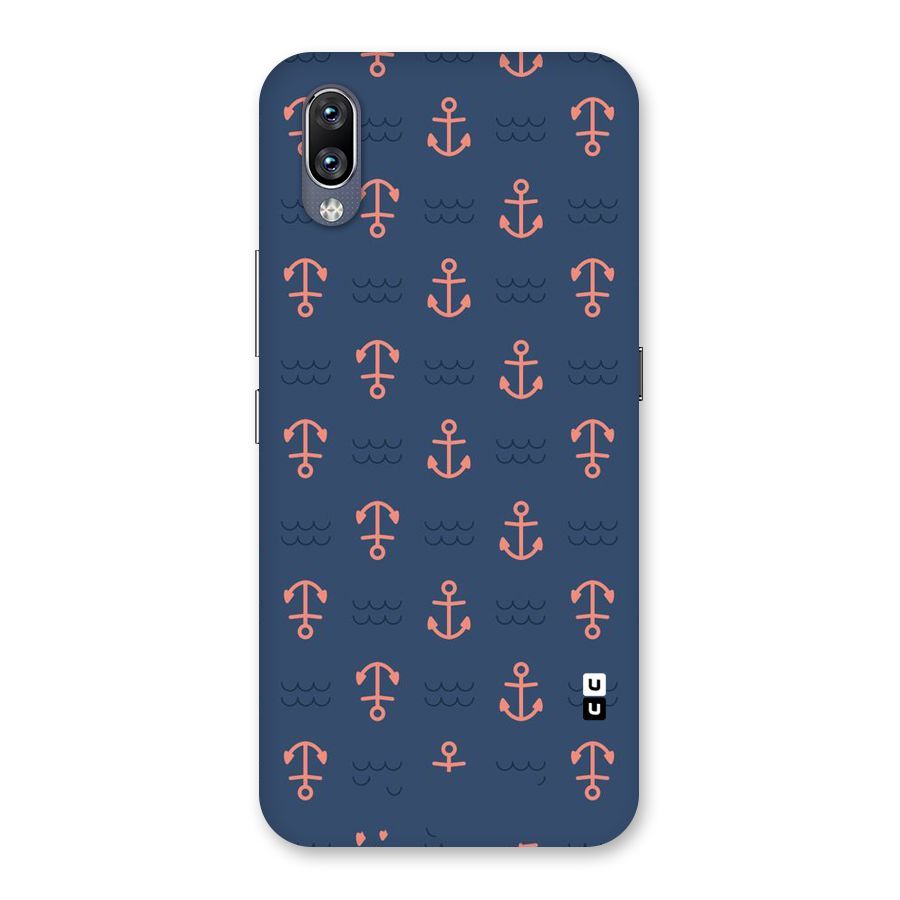 Anchor Sea Blue Back Case for Vivo NEX