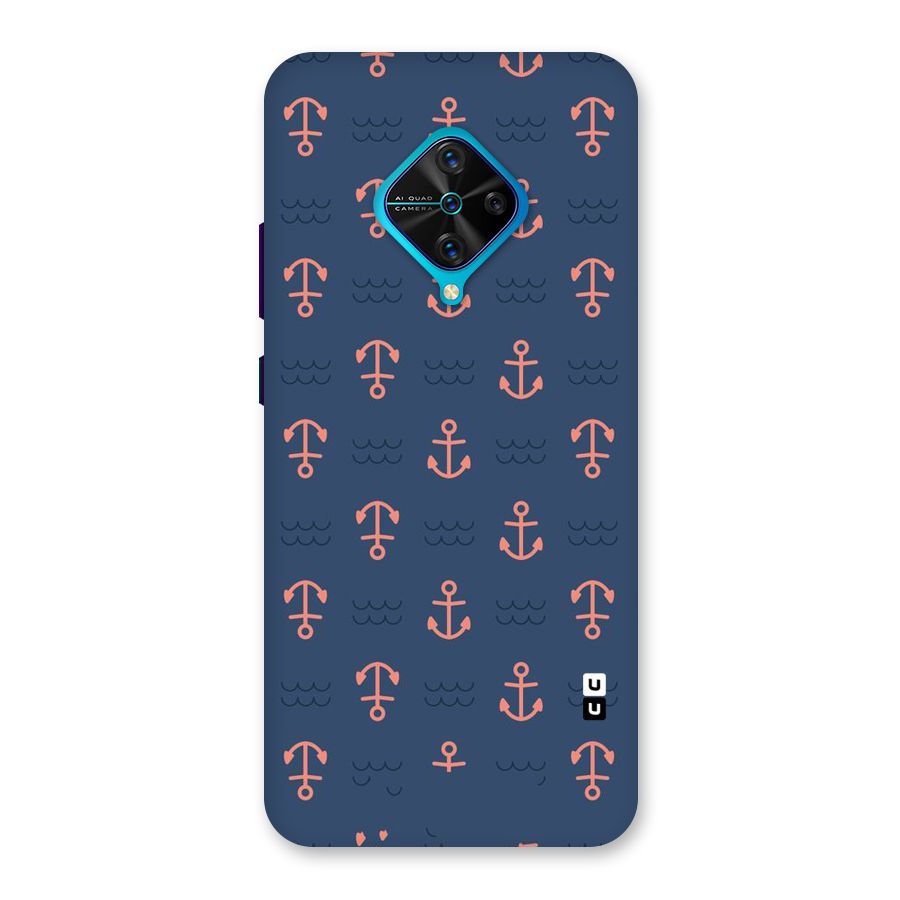 Anchor Sea Blue Back Case for Vivo S1 Pro