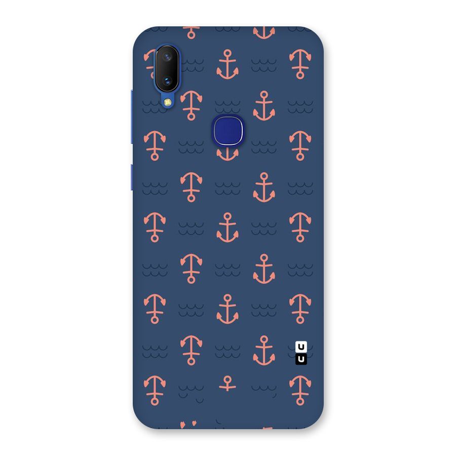 Anchor Sea Blue Back Case for Vivo V11