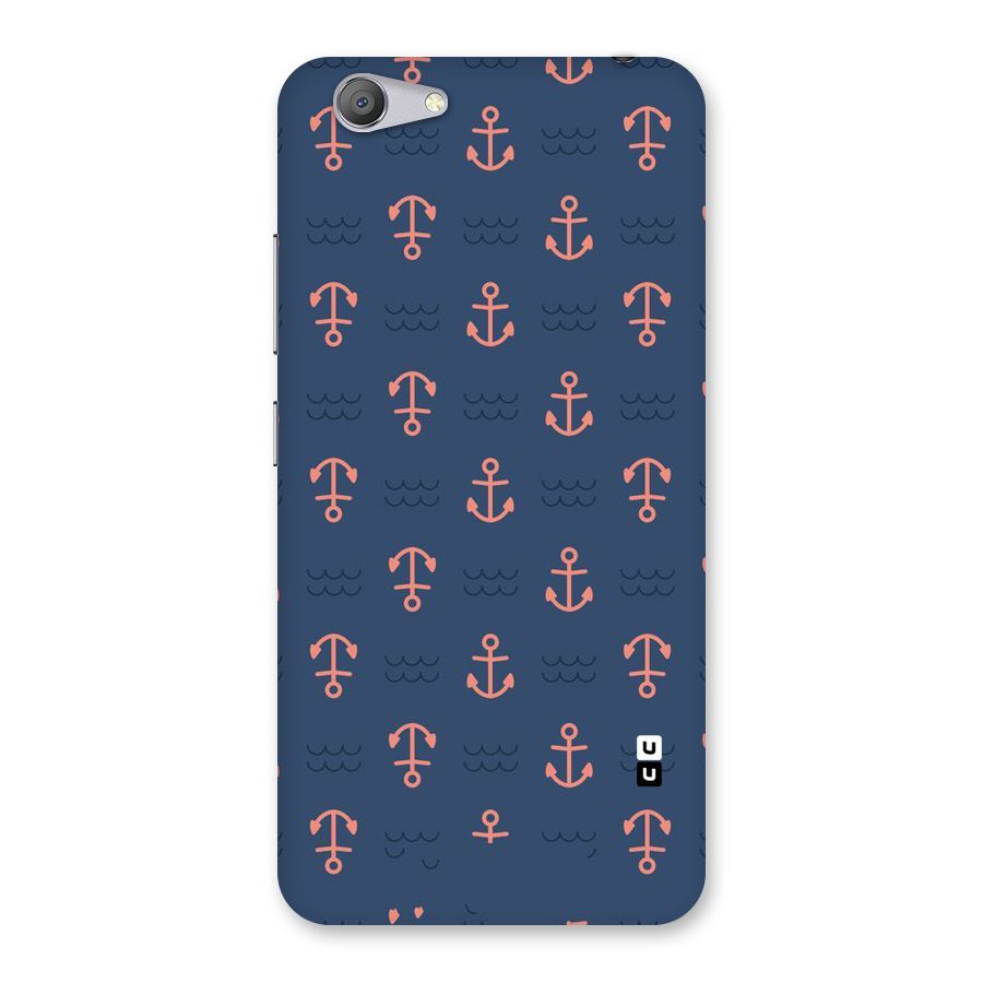 Anchor Sea Blue Back Case for Vivo Y53
