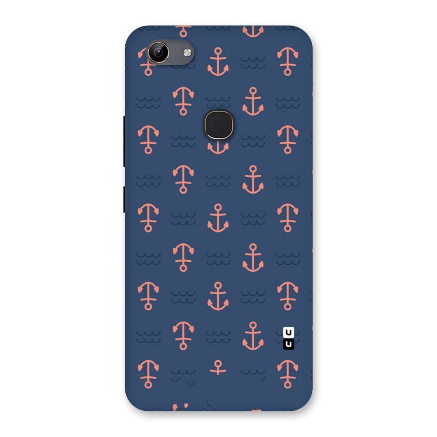 Anchor Sea Blue Back Case for Vivo Y81