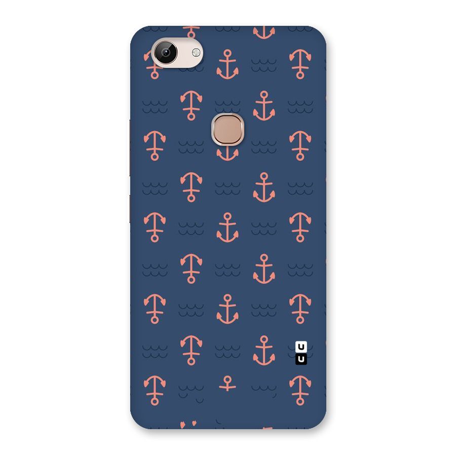Anchor Sea Blue Back Case for Vivo Y83