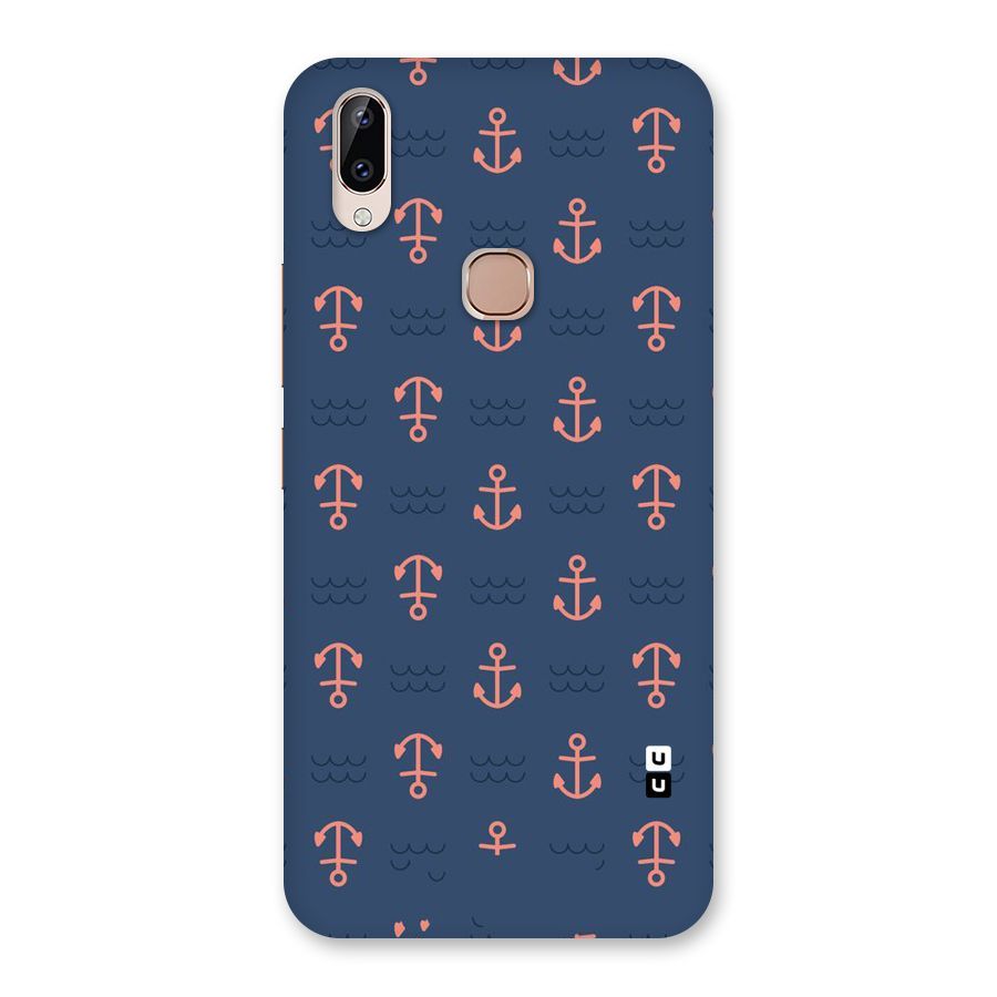 Anchor Sea Blue Back Case for Vivo Y83 Pro