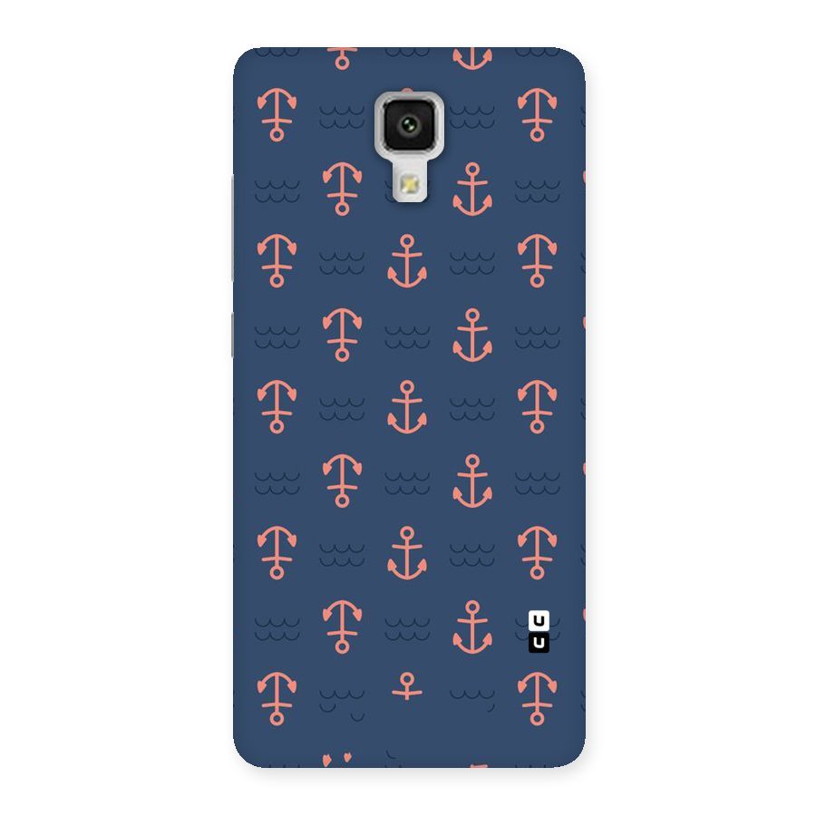 Anchor Sea Blue Back Case for Xiaomi Mi 4