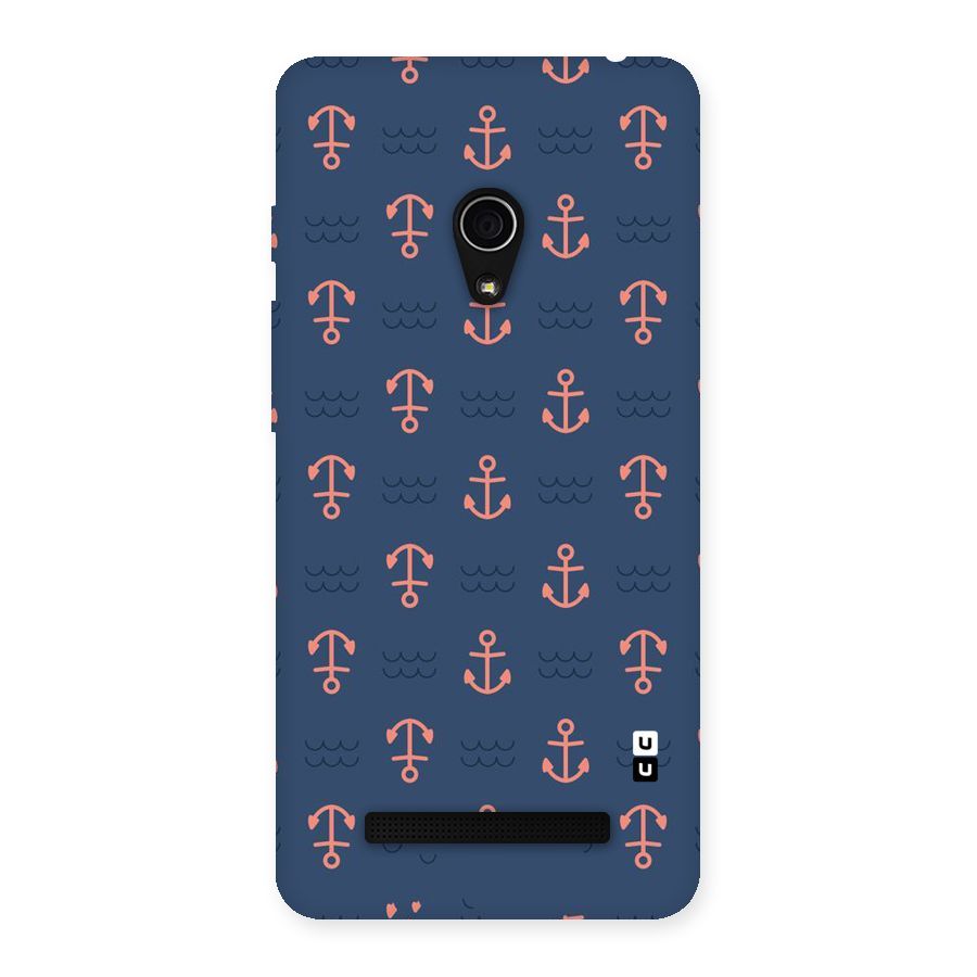 Anchor Sea Blue Back Case for Zenfone 5