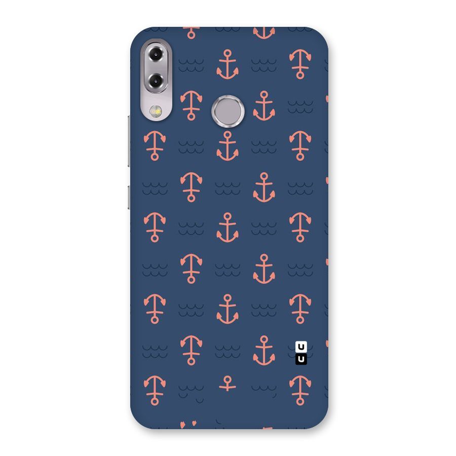 Anchor Sea Blue Back Case for Zenfone 5Z