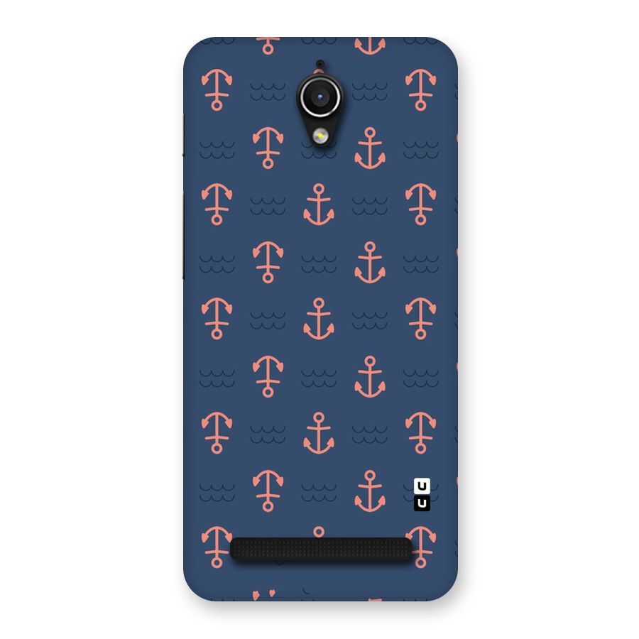 Anchor Sea Blue Back Case for Zenfone Go