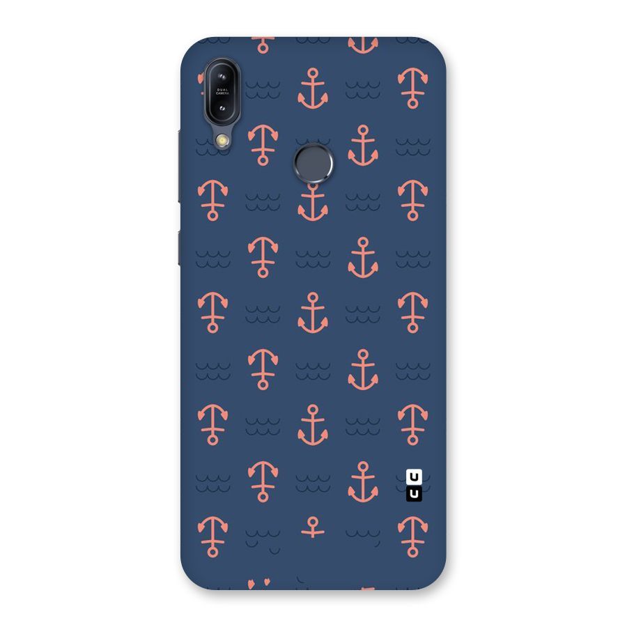 Anchor Sea Blue Back Case for Zenfone Max M2