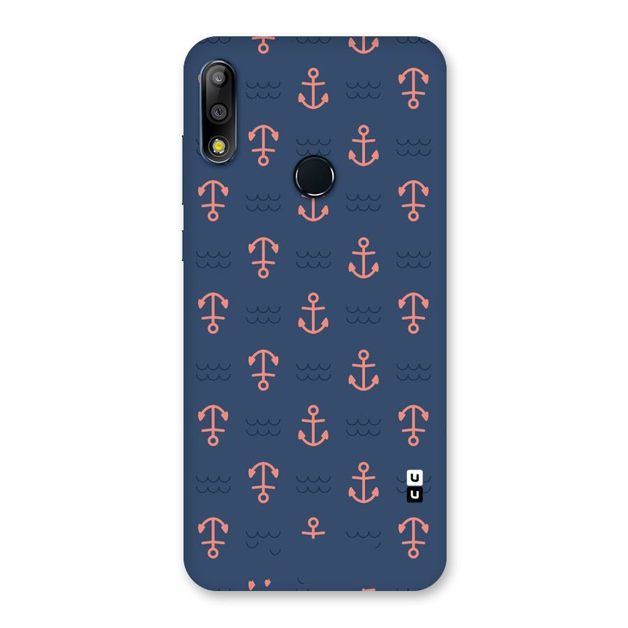 Anchor Sea Blue Back Case for Zenfone Max Pro M2