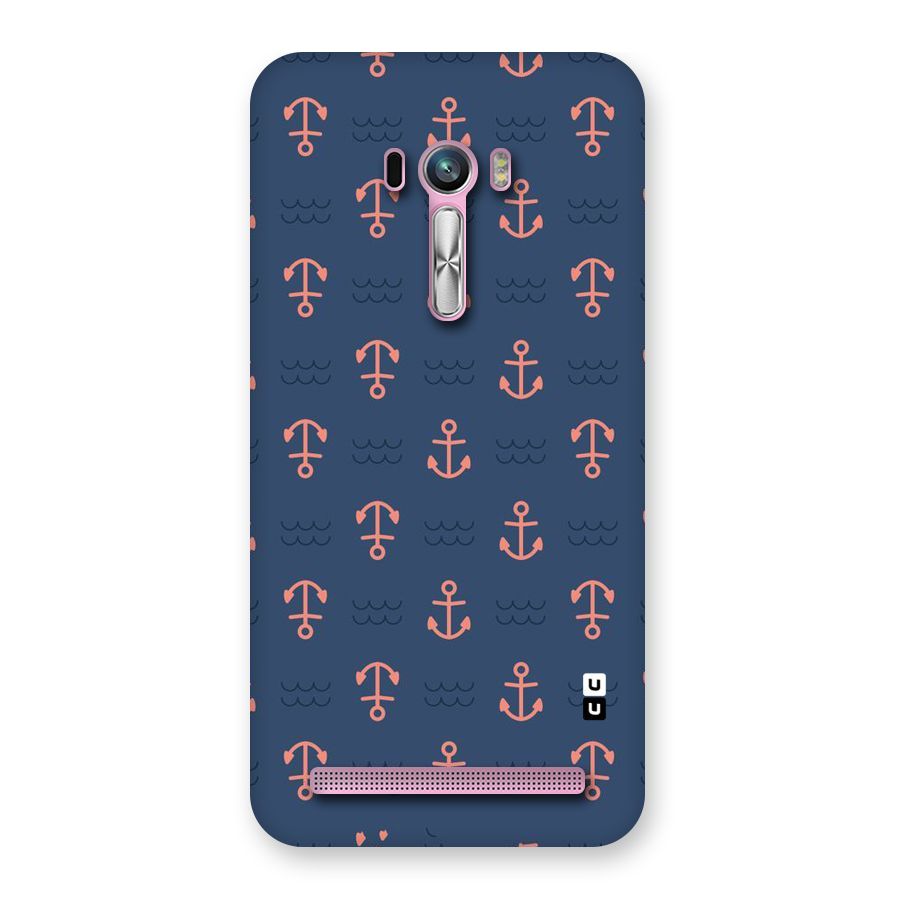 Anchor Sea Blue Back Case for Zenfone Selfie