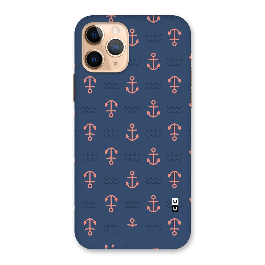 Anchor Sea Blue Back Case for iPhone 11 Pro