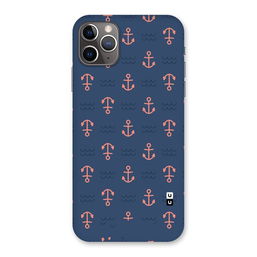 Anchor Sea Blue Back Case for iPhone 11 Pro Max
