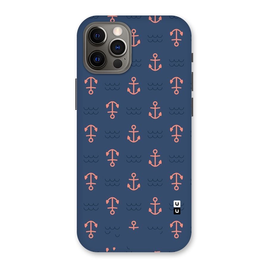 Anchor Sea Blue Back Case for iPhone 12 Pro