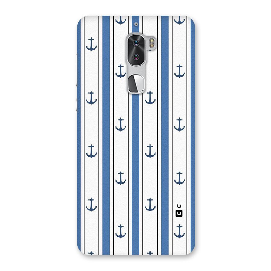 Anchor Stripe Lines Back Case for Coolpad Cool 1