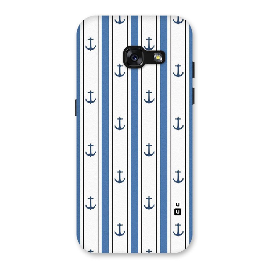 Anchor Stripe Lines Back Case for Galaxy A3 (2017)