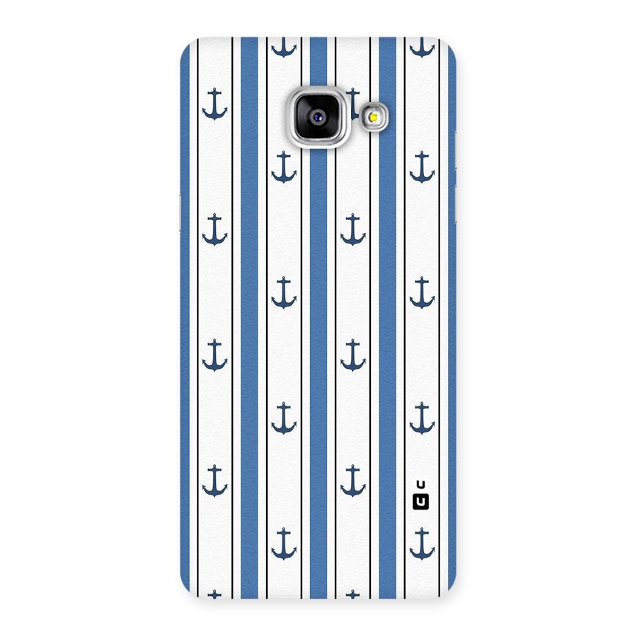 Anchor Stripe Lines Back Case for Galaxy A5 2016