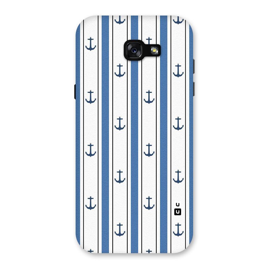 Anchor Stripe Lines Back Case for Galaxy A7 (2017)