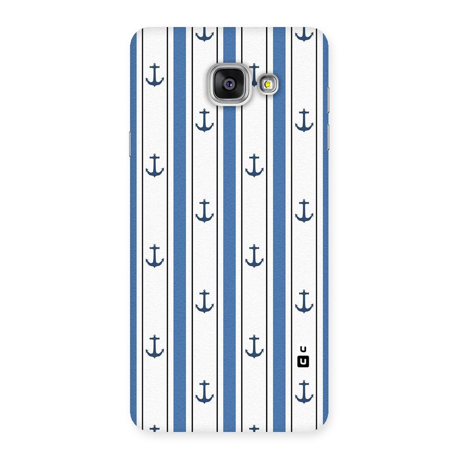 Anchor Stripe Lines Back Case for Galaxy A7 2016