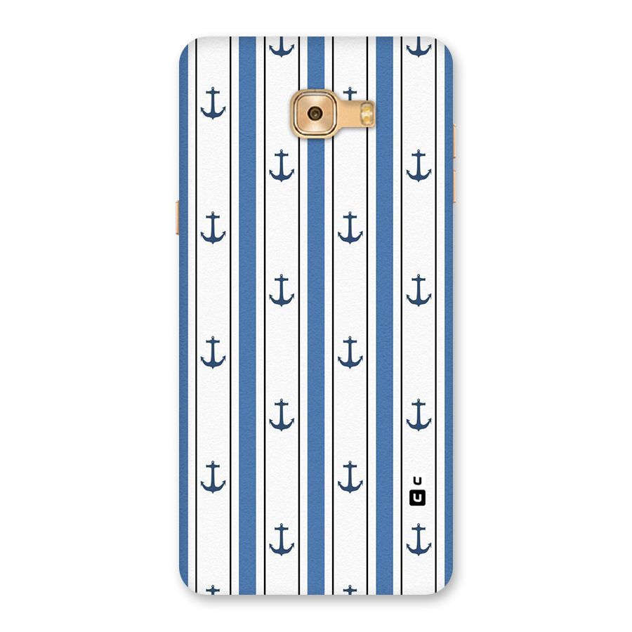 Anchor Stripe Lines Back Case for Galaxy C9 Pro