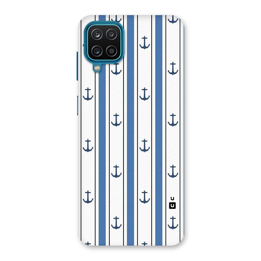 Anchor Stripe Lines Back Case for Galaxy F12