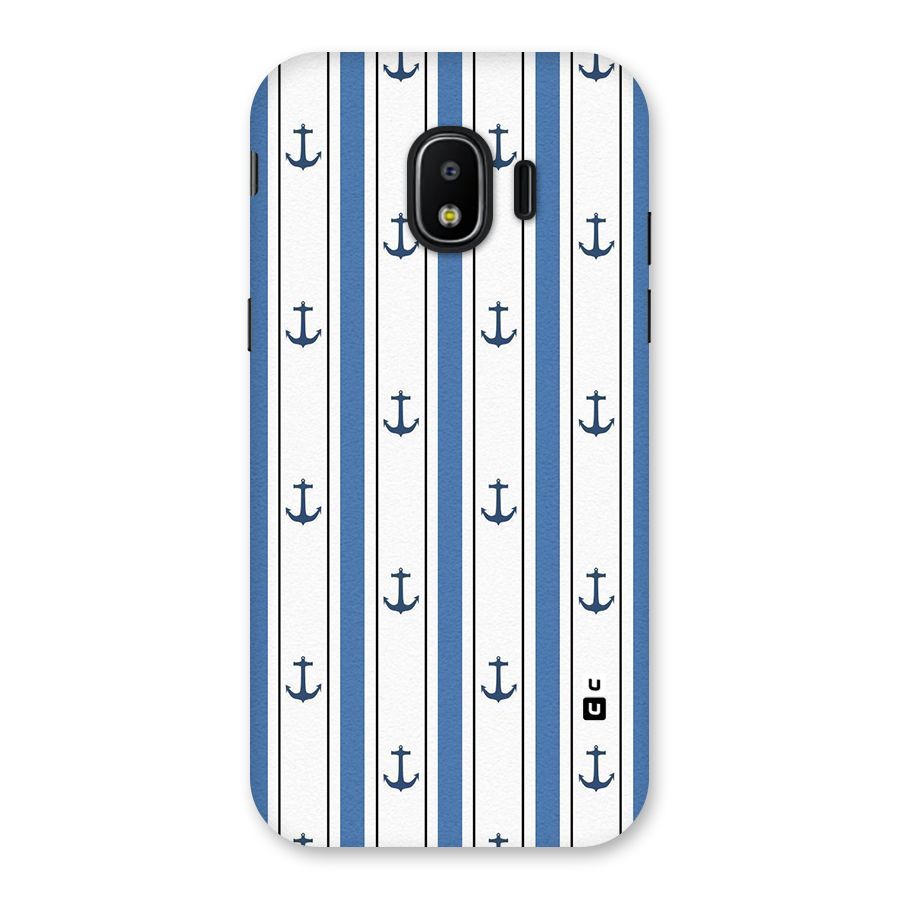Anchor Stripe Lines Back Case for Galaxy J2 Pro 2018