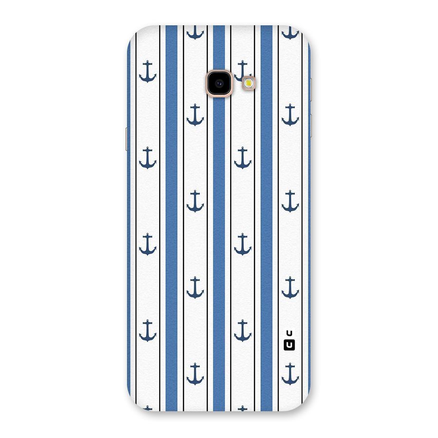 Anchor Stripe Lines Back Case for Galaxy J4 Plus