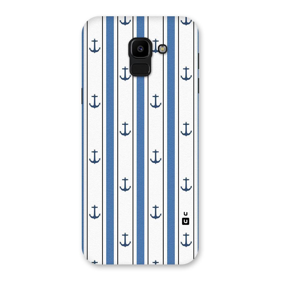 Anchor Stripe Lines Back Case for Galaxy J6