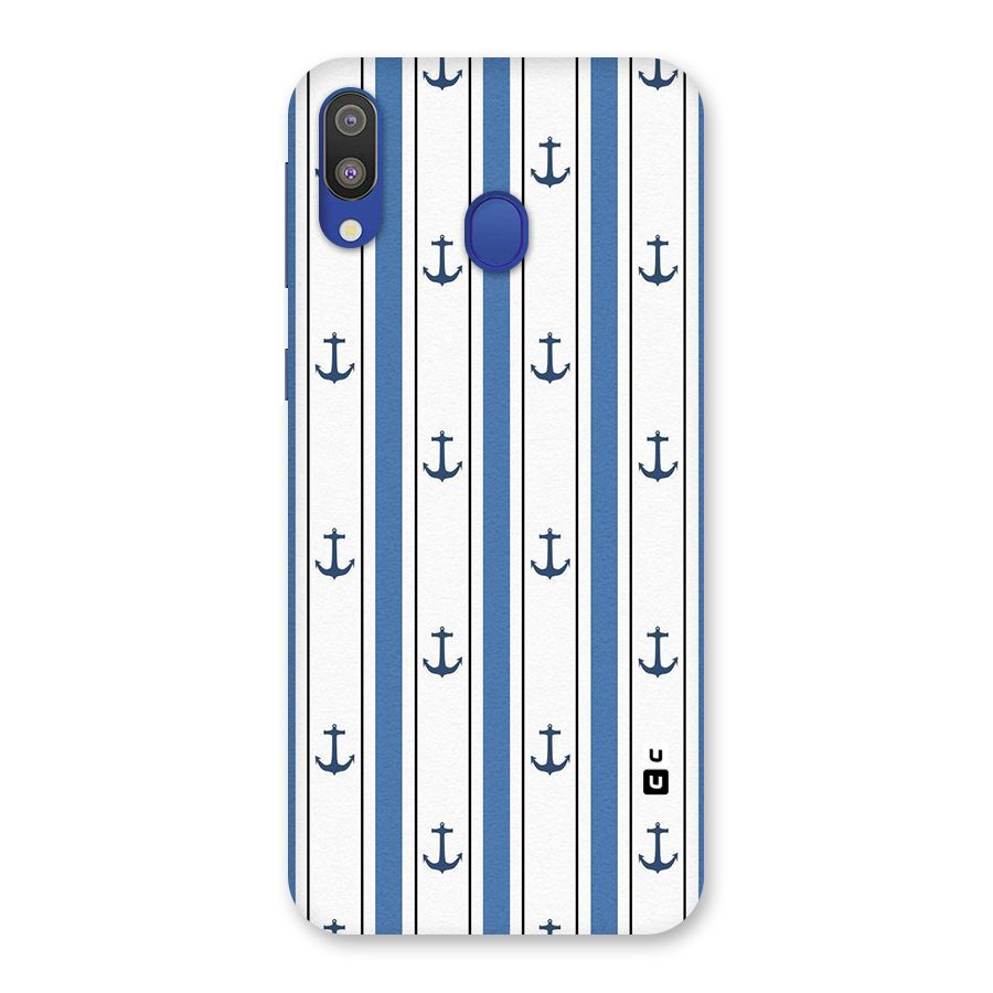 Anchor Stripe Lines Back Case for Galaxy M20
