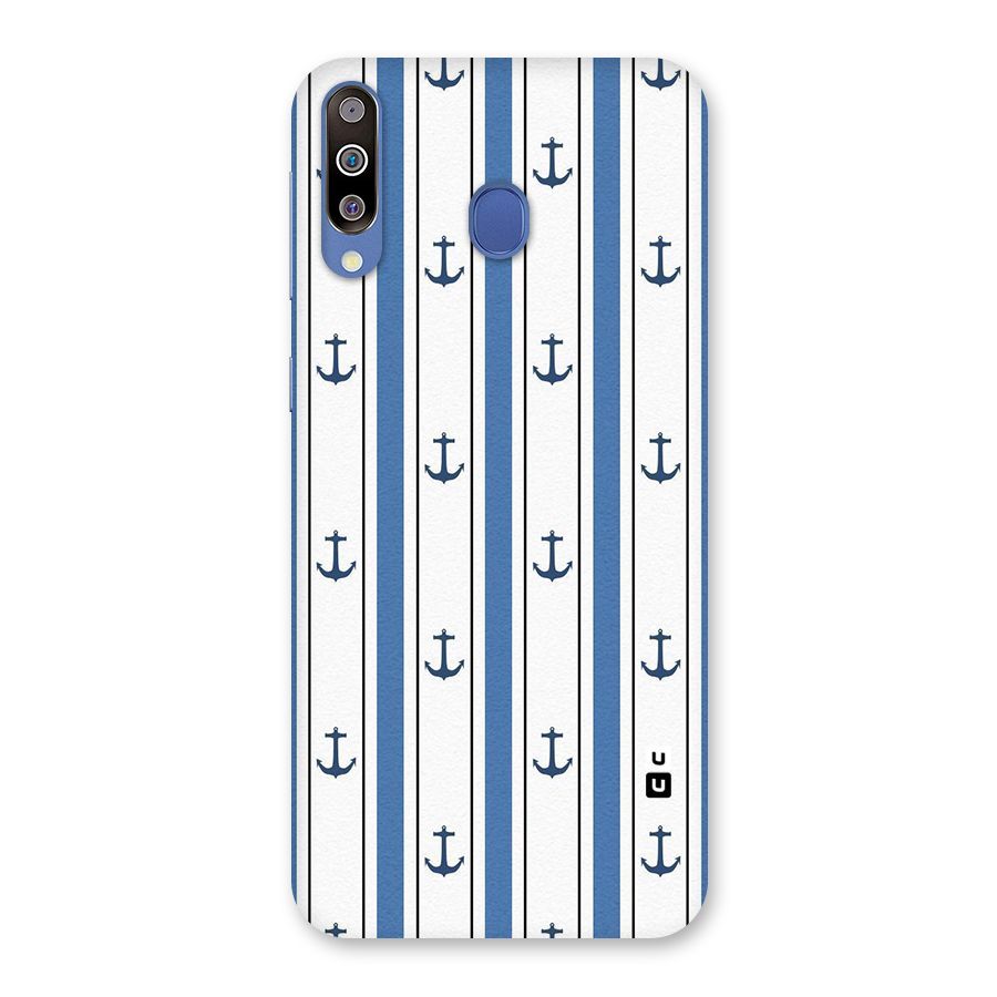 Anchor Stripe Lines Back Case for Galaxy M30