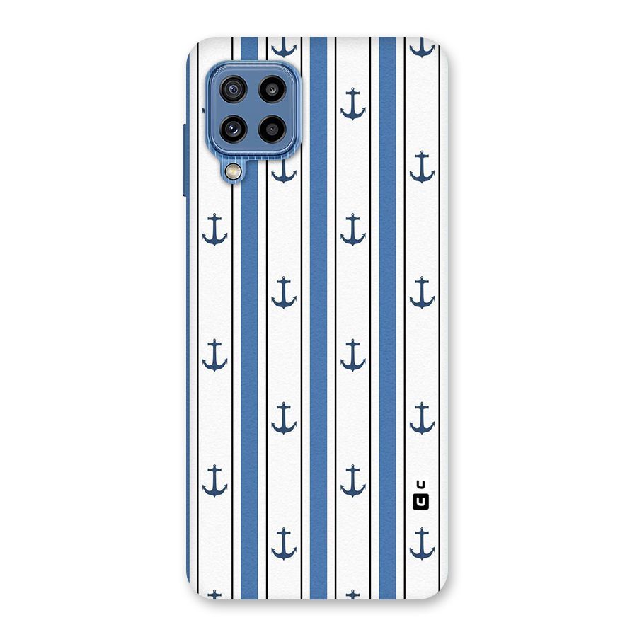 Anchor Stripe Lines Back Case for Galaxy M32