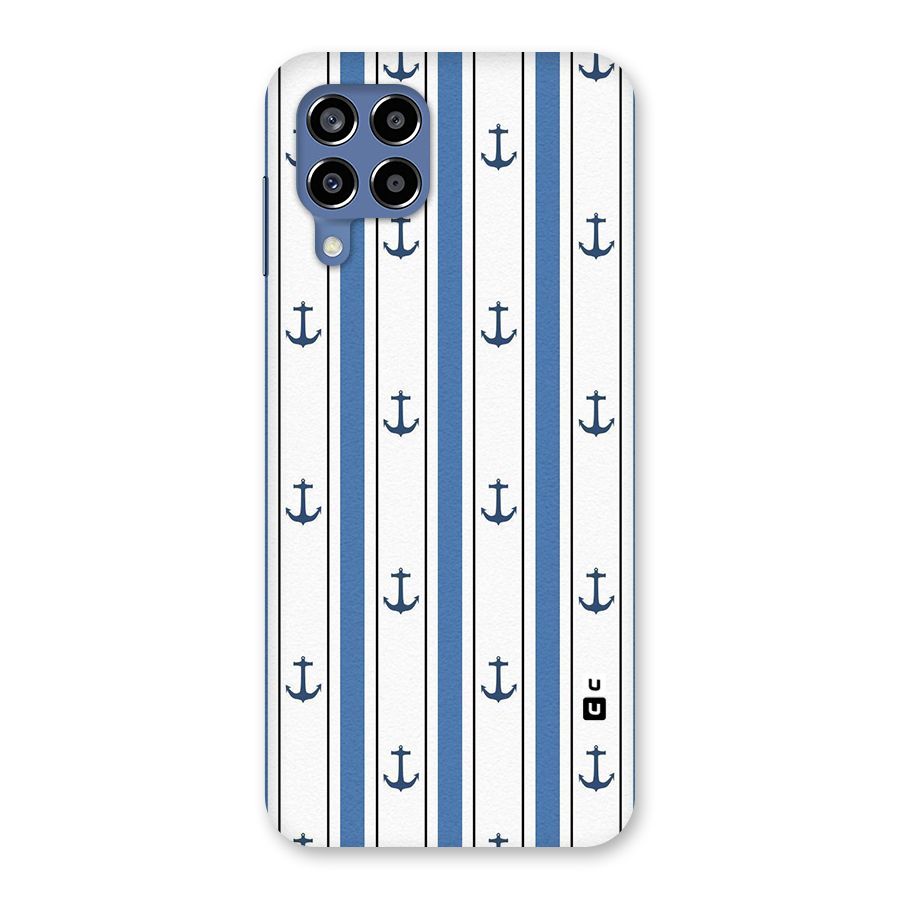 Anchor Stripe Lines Back Case for Galaxy M53 5G